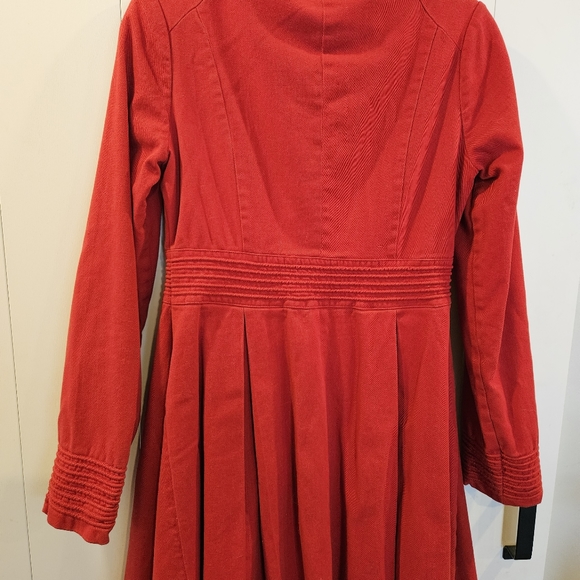 Anthropologie red double breasted coat - Picture 2 of 11